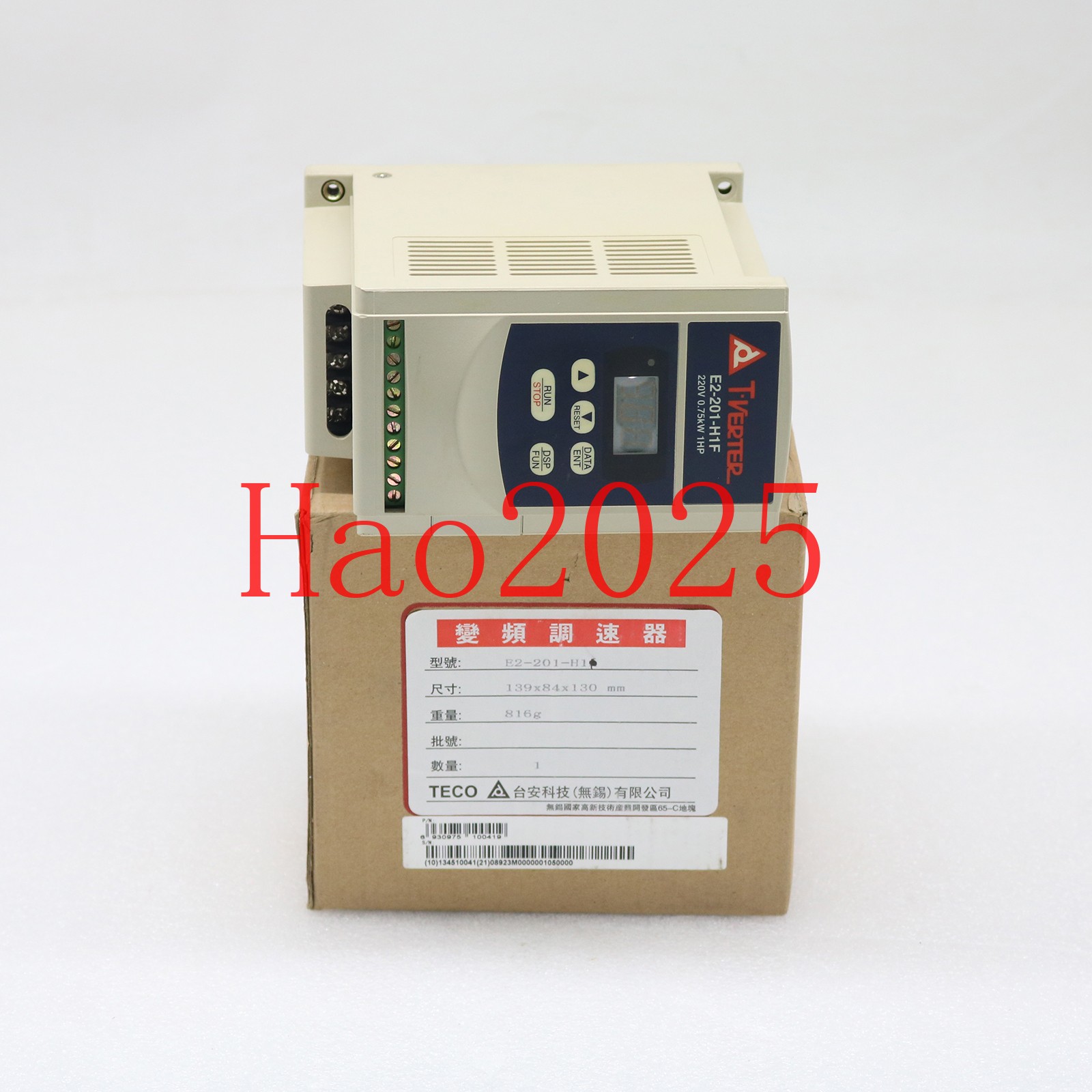 E2-201-H1F E2201H1F For TECO New INVERTER FREE SHIPPING