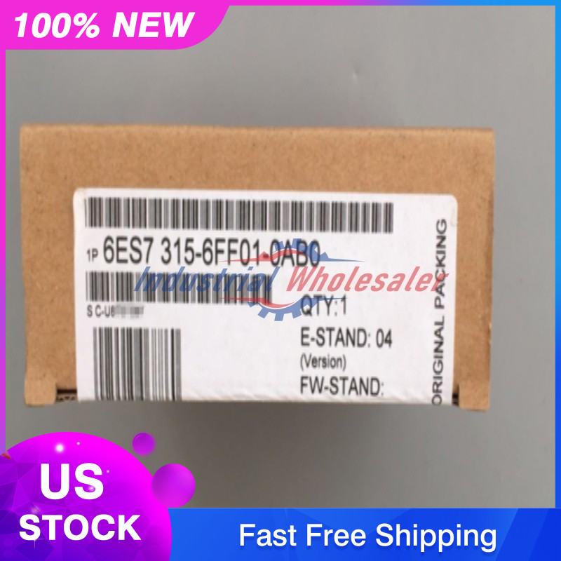 1PC New Siemens 6ES7315-6FF01-0AB0 6ES7 315-6FF01-0AB0 NEW in box
