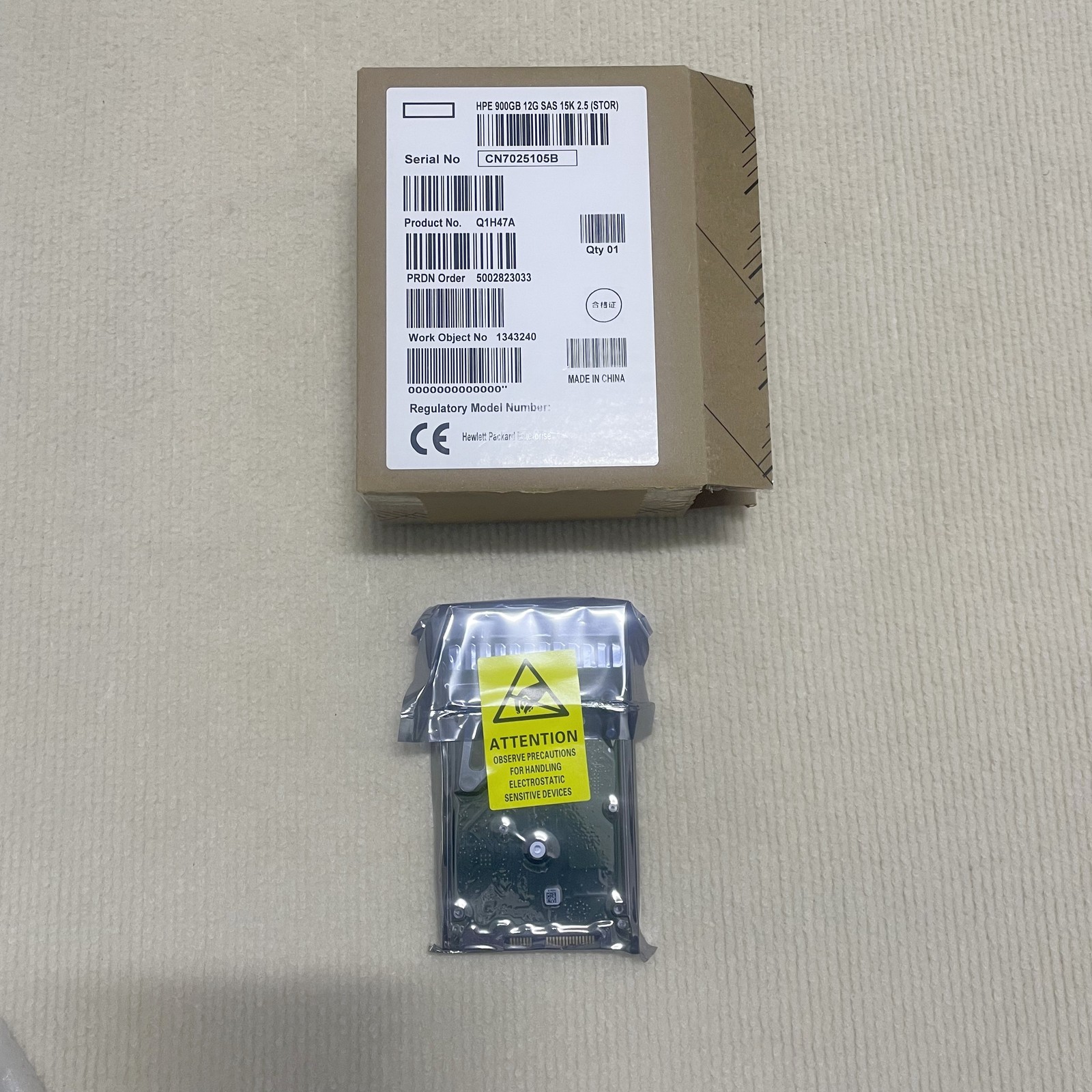 2.5in HDD Hard Drive Q1H47A 873371-001 HPE MSA 900GB 12G SAS 15K -US Stock
