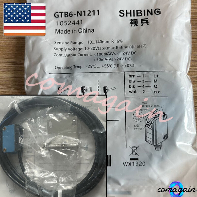 1PC New Photoelectric Sensor For SICK GTB6-N1211 GTB6N1211 10-30V 10-140mm,R=6%
