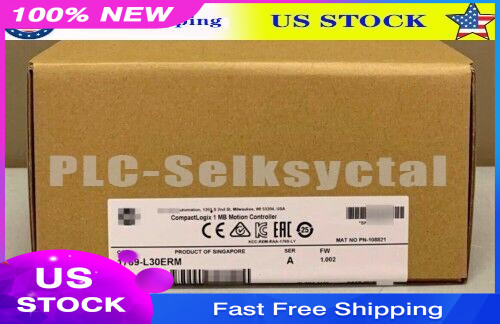 New Factory Sealed AB 1769-L30ERM / A CompactLogix 1MB Motion Controller