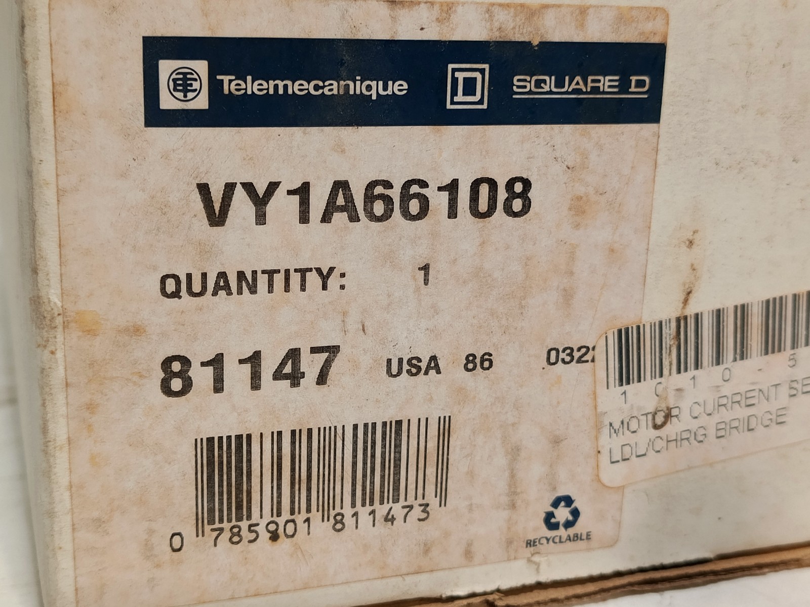 LEM (Telemecanique) HTA-600-S/SPI (VY1A66108) Motor Current Sensor Transducer