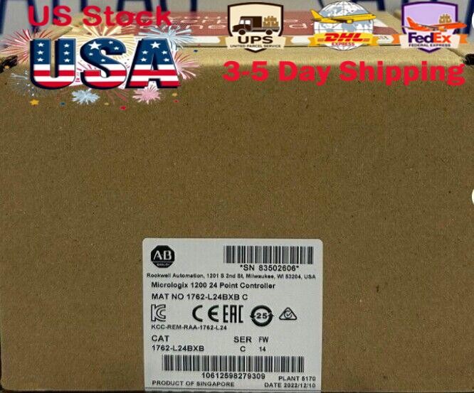 New AB 1762-L24BXB MicroLogix 1200 24 Point Controller 1762L24BXB US Free Tax