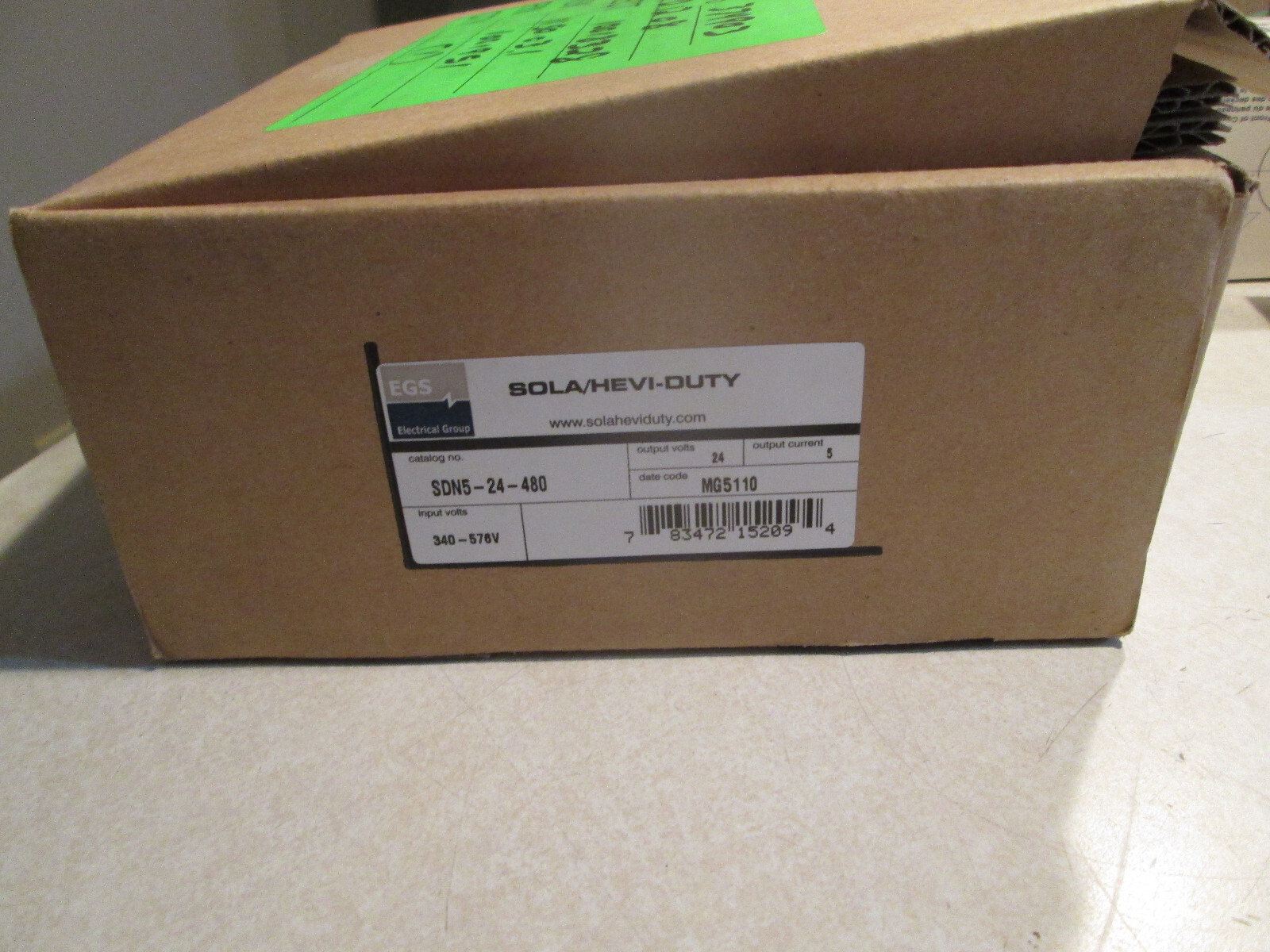 SOLA/ HEAVY-DUTY SDN 5-24-480 **NEW**