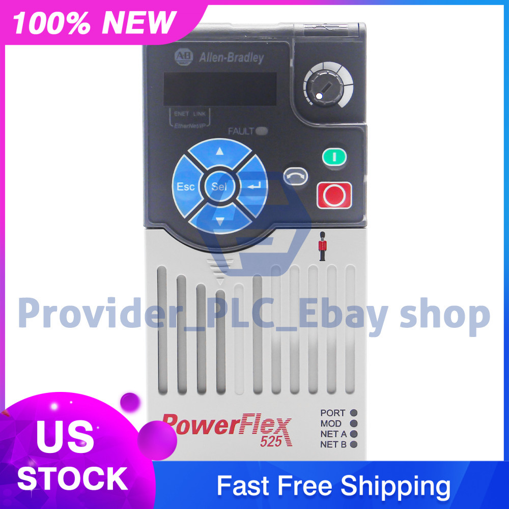 Allen Bradley 25B-D010N104 /A Powerflex 525 AC Drive 5HP 4.0KW 25BD010N104
