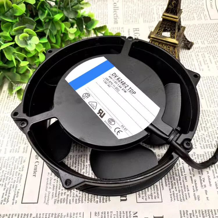 1PCS DV 6248/2 TDP 48V 4-Wire DV6248/2TDP Axial Flow Radiator Fan