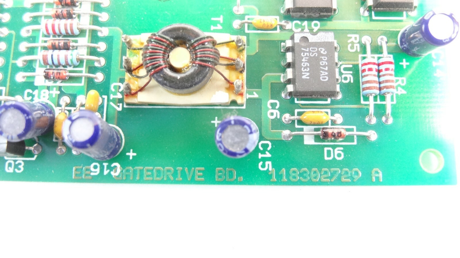 Powerware / Exide 101072923 Rev A / 118302729-A Gate Drive Board PCB Assembly