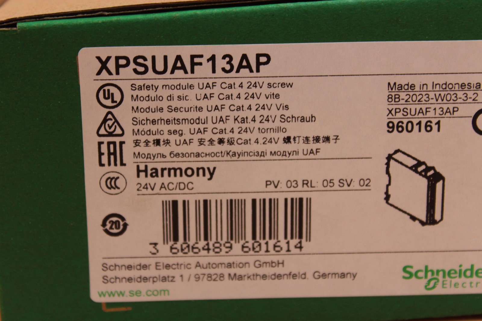 NEW | Schneider Electric | XPSUAF13AP |