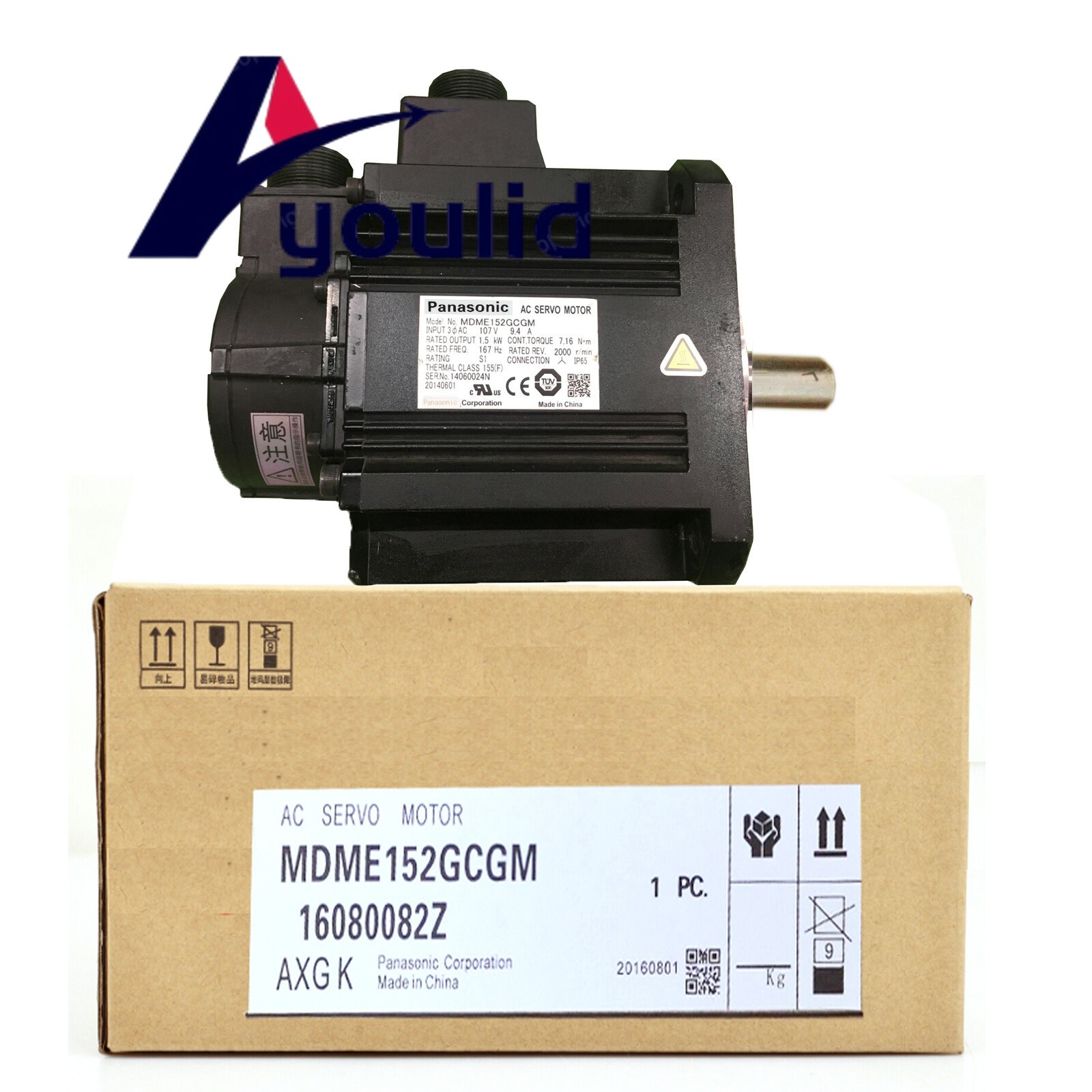 New In Box PANASONIC MDME152GCGM Servo Motor