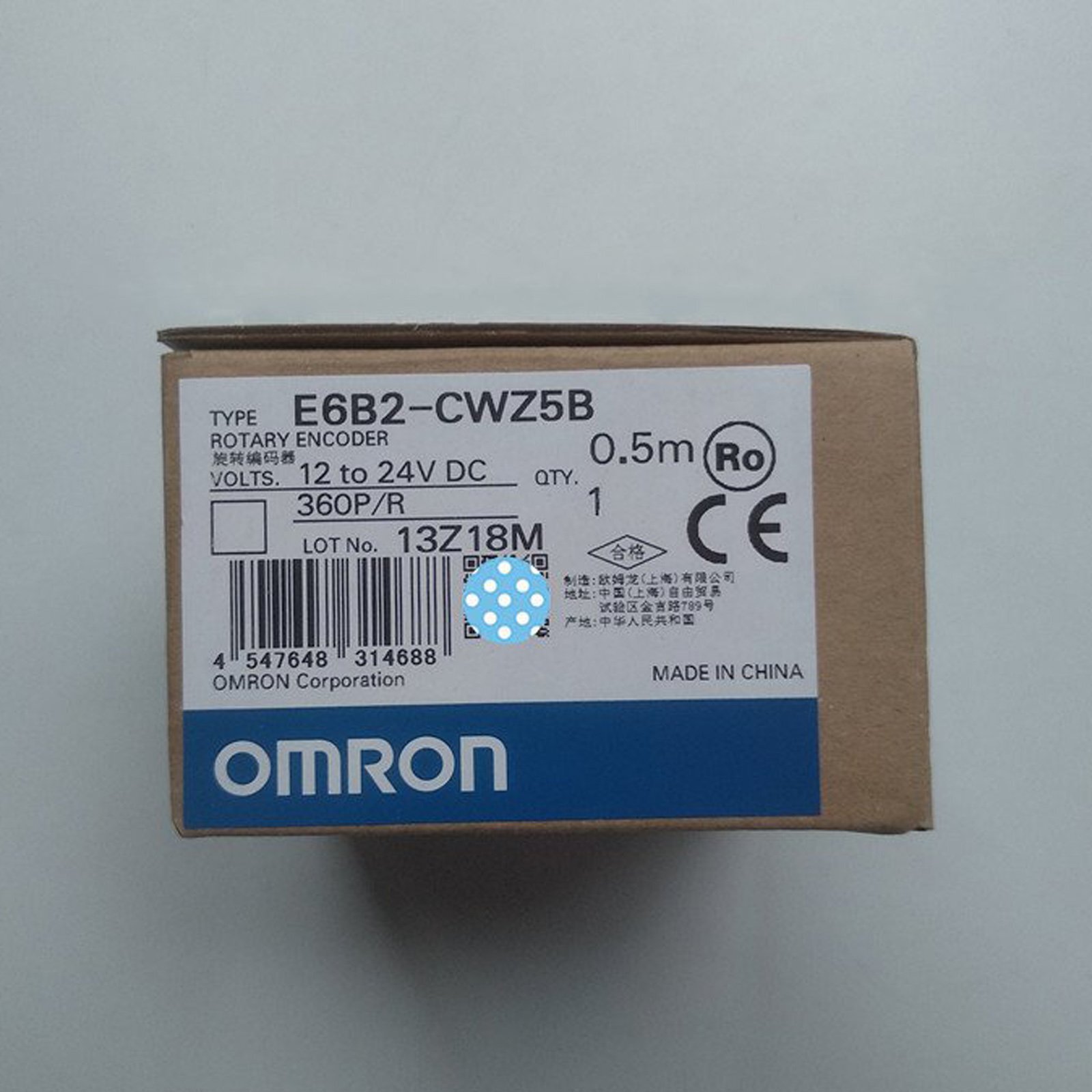 1PC Omron E6B2-CWZ5B 360P/R Incremental Rotary Encoder New In Box Free Ship #US