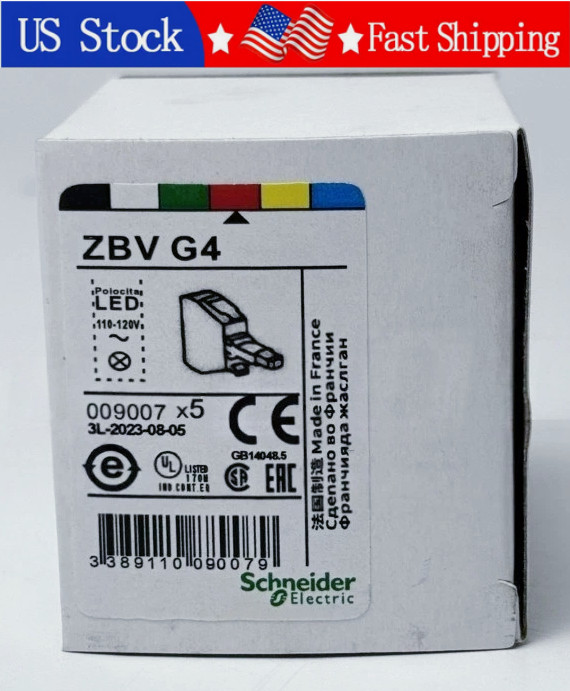 1PCS Brand New Schneider ZBV G4 Indicator Light Module ZBVG4 US Stock