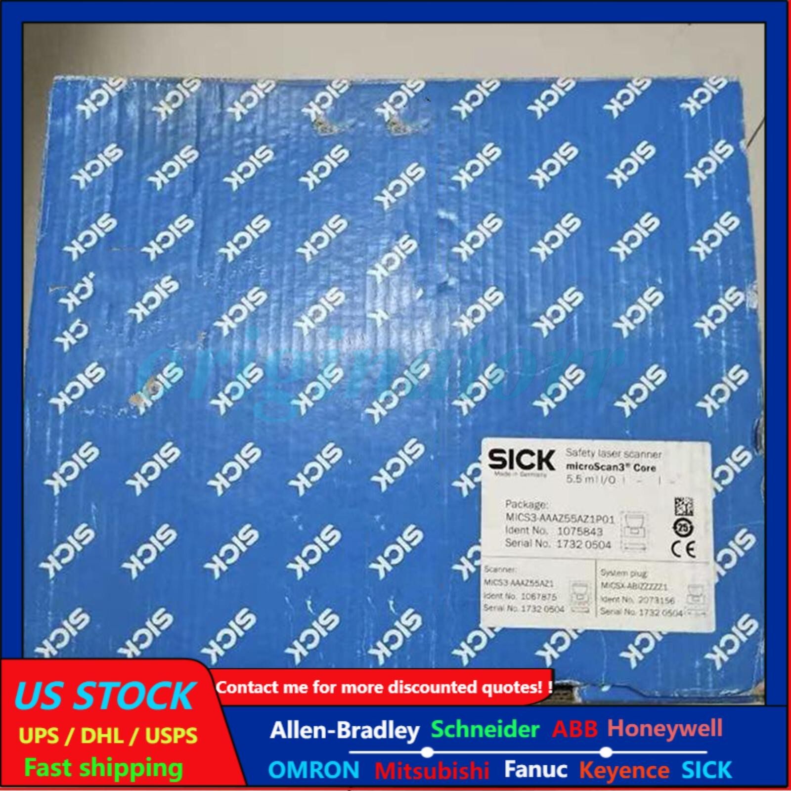 one new SICK MICS3-AAAZ55AZ1P01 safety laser scanner Fast Delivery
