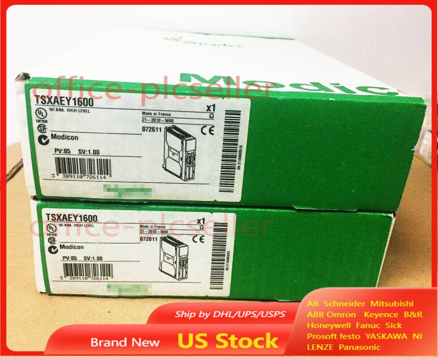 In Box TSXAEY1600 Analog PLC Input Module TSXAEY1600 US Free TAX