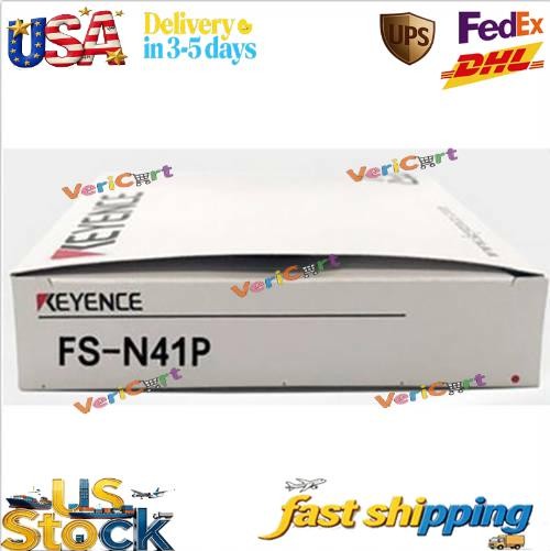 1PC Keyence Fiber Amplifier Sensor FS-N41P FSN41P New In Box
