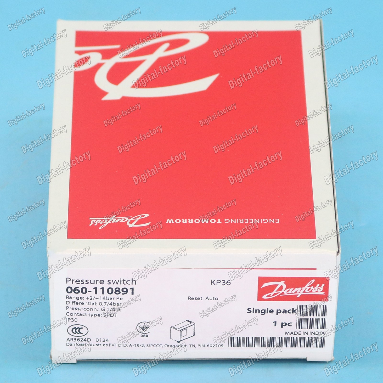 One Brand New Danfoss KP36 060-110891 pressure switch Fast shipping