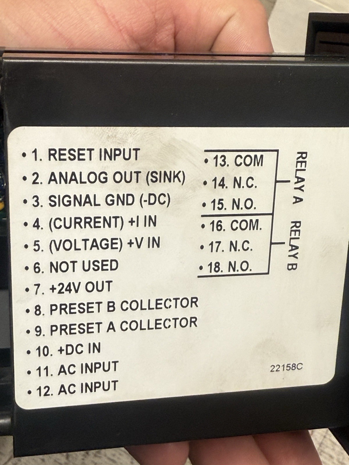 KEP INT69TAL1 — V_41 ELECTRONIC COUNTER Panel Mount
