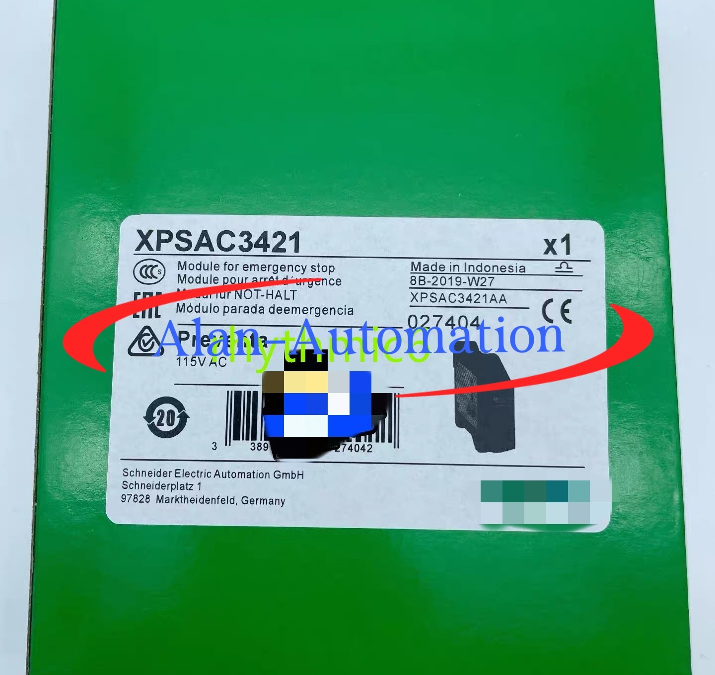 1PC new XPSAC3421 safety relay