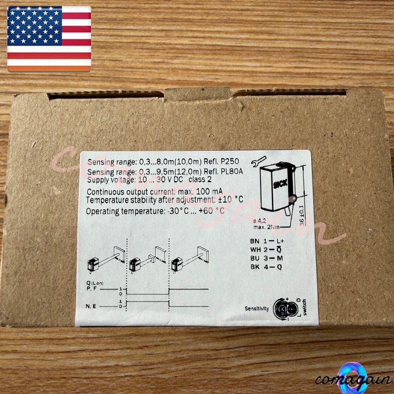 New 1PCS Photoelectric Sensor Switch 10-30V For SICK GL10-F4551 1071153 US Stock