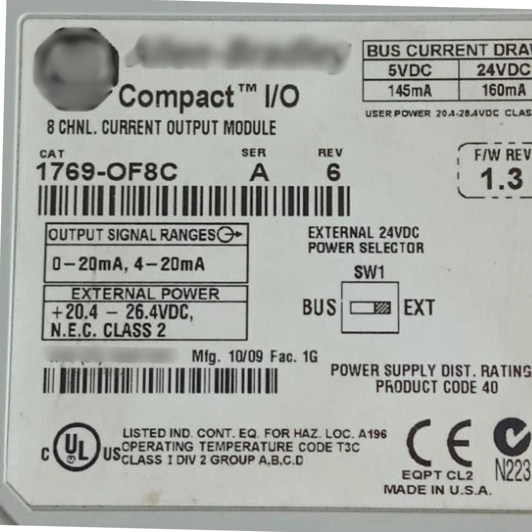 Allen-Bradley 1769-OF8C USED TESTED