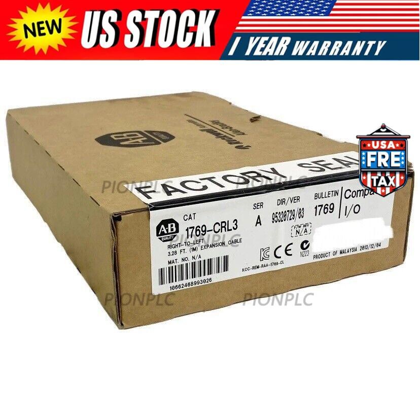 Allen Bradley 1769-CRL3 Bulletin Right To Left 3.28ft Cable SHIPS FROM USA