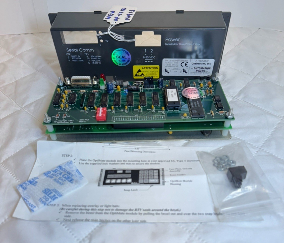 AUTOMATION DIRECT OptiMate OP1212 Lamp/Pushbutton