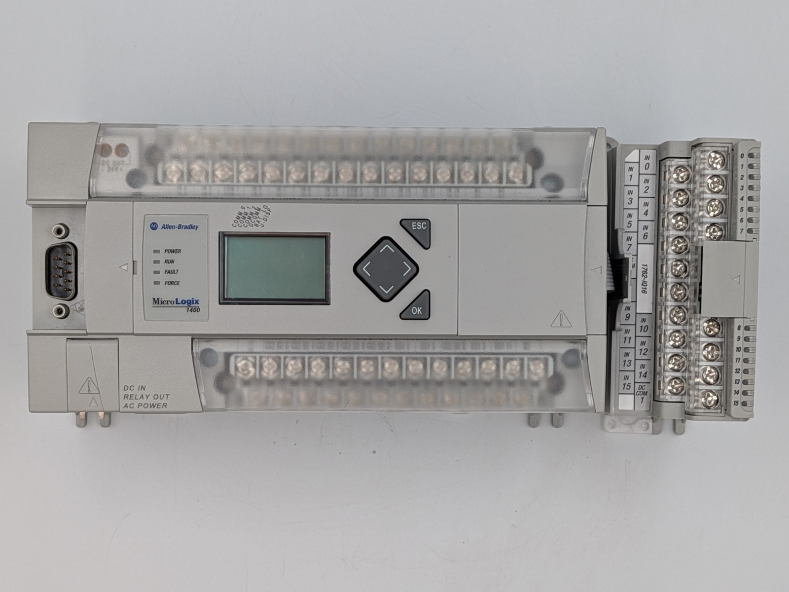 NOS – Allen Bradley 1766-L32BWA MicroLogix 1400 32 Point Controller W/ 1762-IQ16