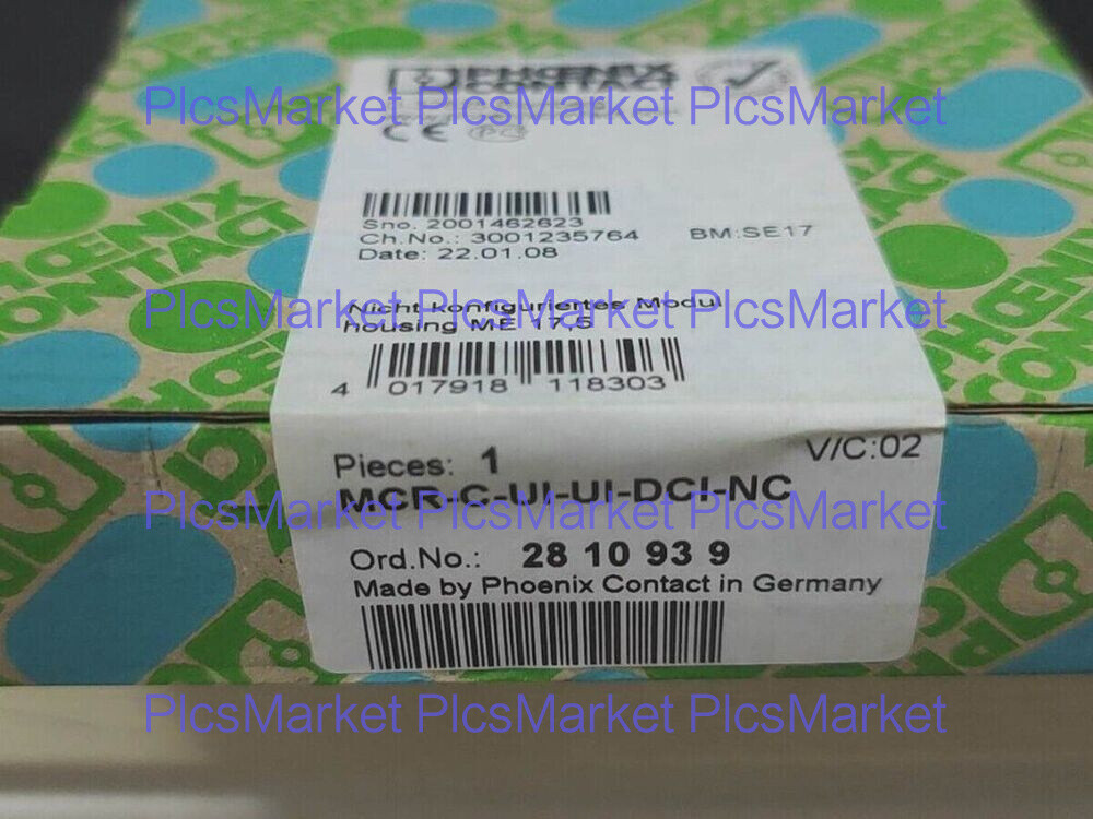1pcs New Phoenix Contact MCR-C-UI-UI-DCI-NC 2810939 Isolator via DHL/UPS/FedEx