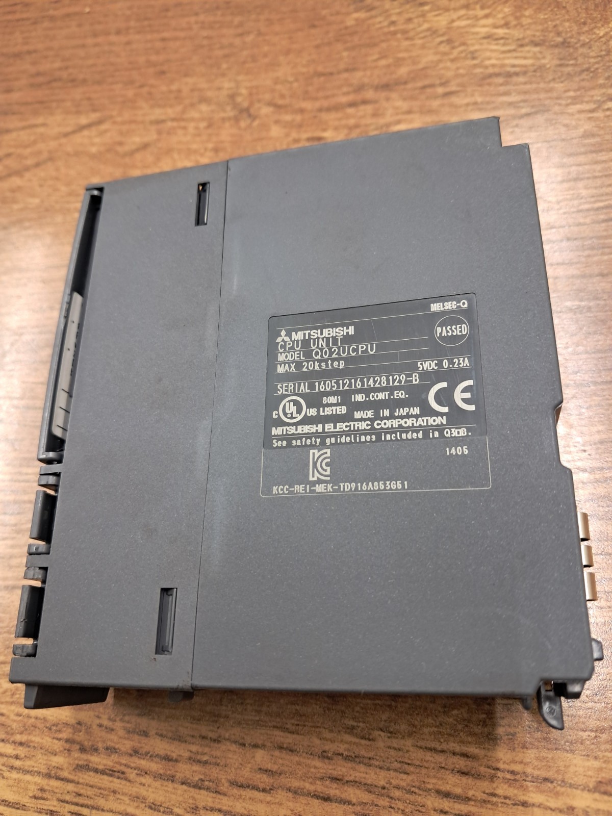 Mitsubishi Q02UCPU PLC CPU Unit MELSEC-Q Q02U CPU Module Used Industrial