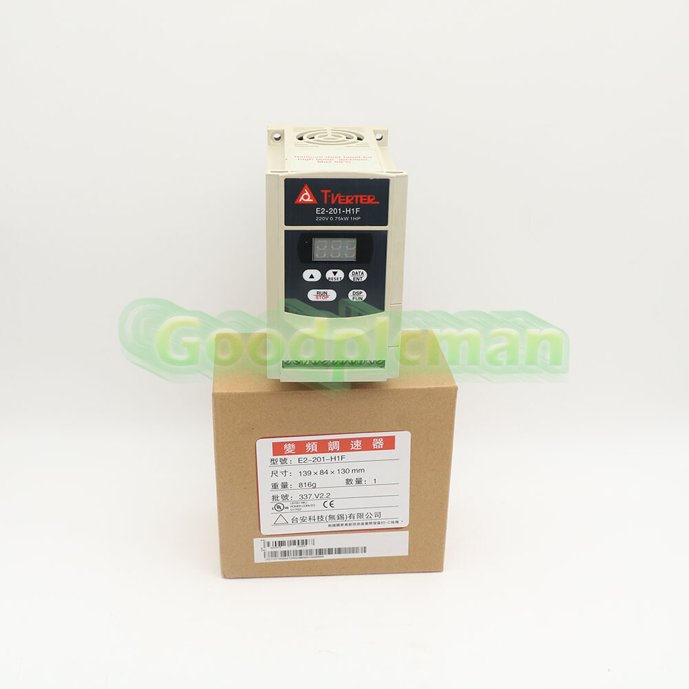 New For TECO Taian inverter E2-201-H1F 220V 0.75KW 1PC/