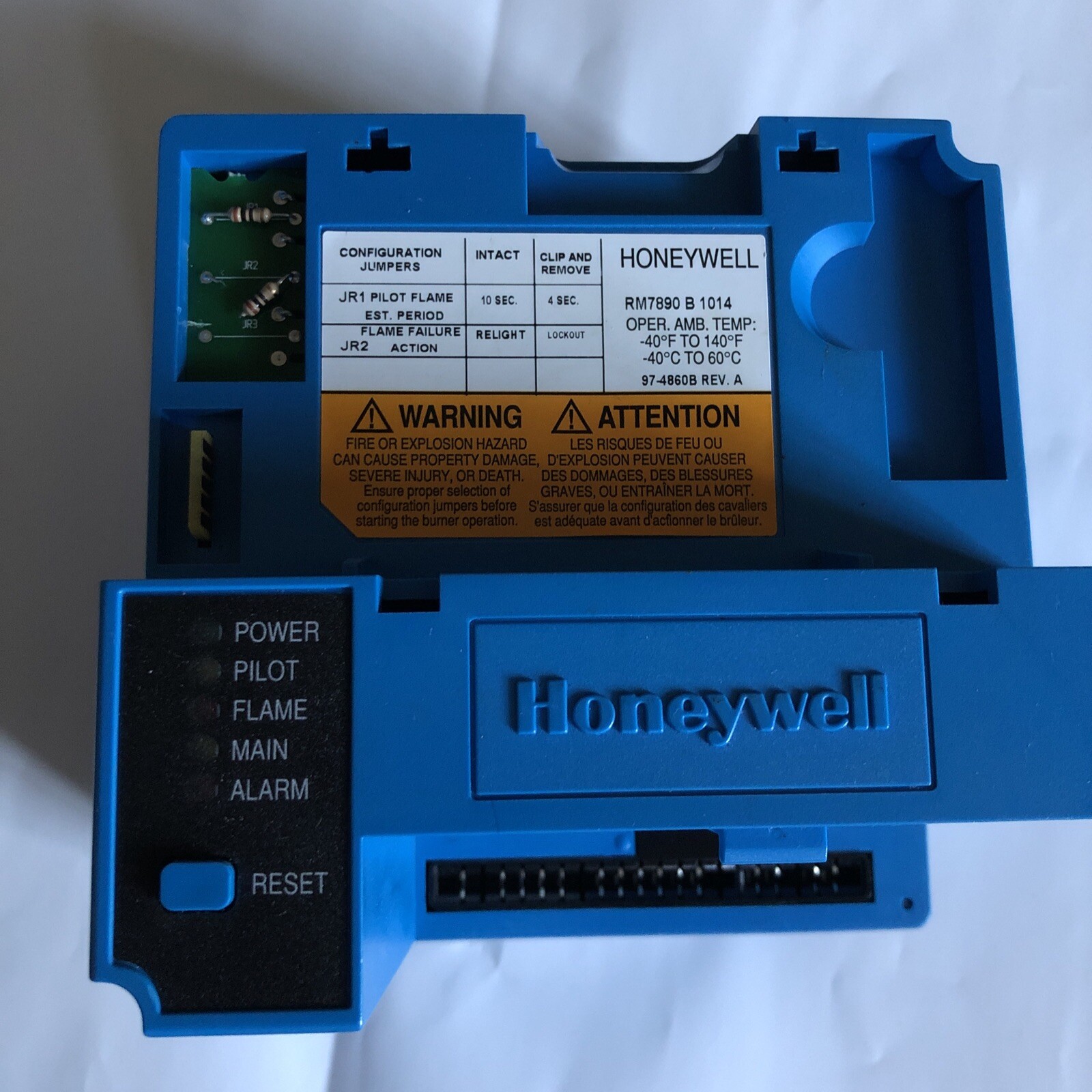 (Excellent) HONEYWELL RM7890B1014 BURNER CONTROL CONTROLLER,EB