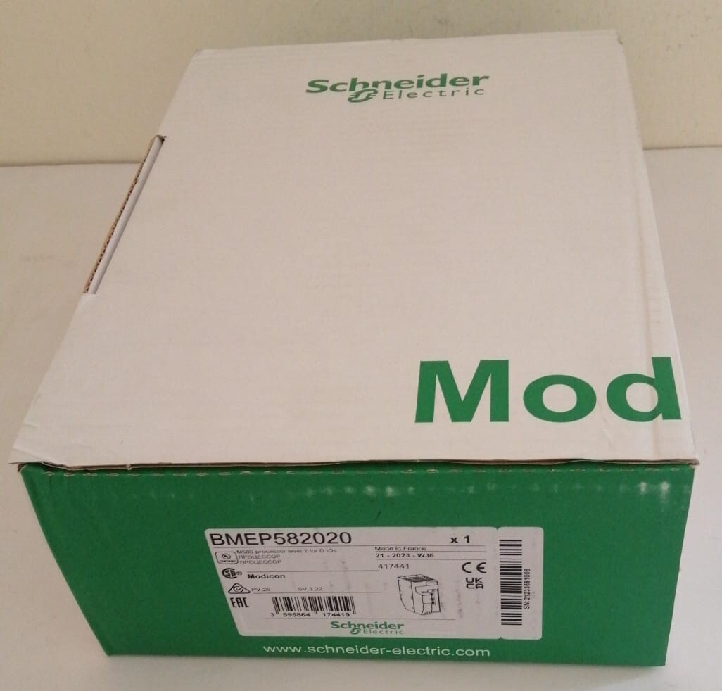 Schneider Electric BMEP582020 PLC Processor Module (DOM – 2023) Brand New in Box