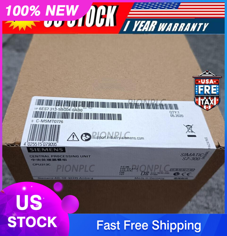 6ES7313-5BG04-0AB0 New original Siemens 6ES7 313-5BG04-0AB0 1PCS Fast delivery