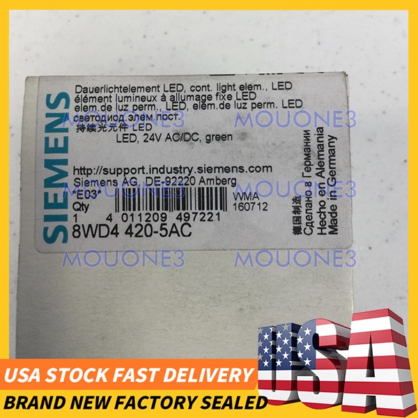 Siemens 8WD4420-5AC Permanent light element LED 24V AC/DC green 8WD44205AC