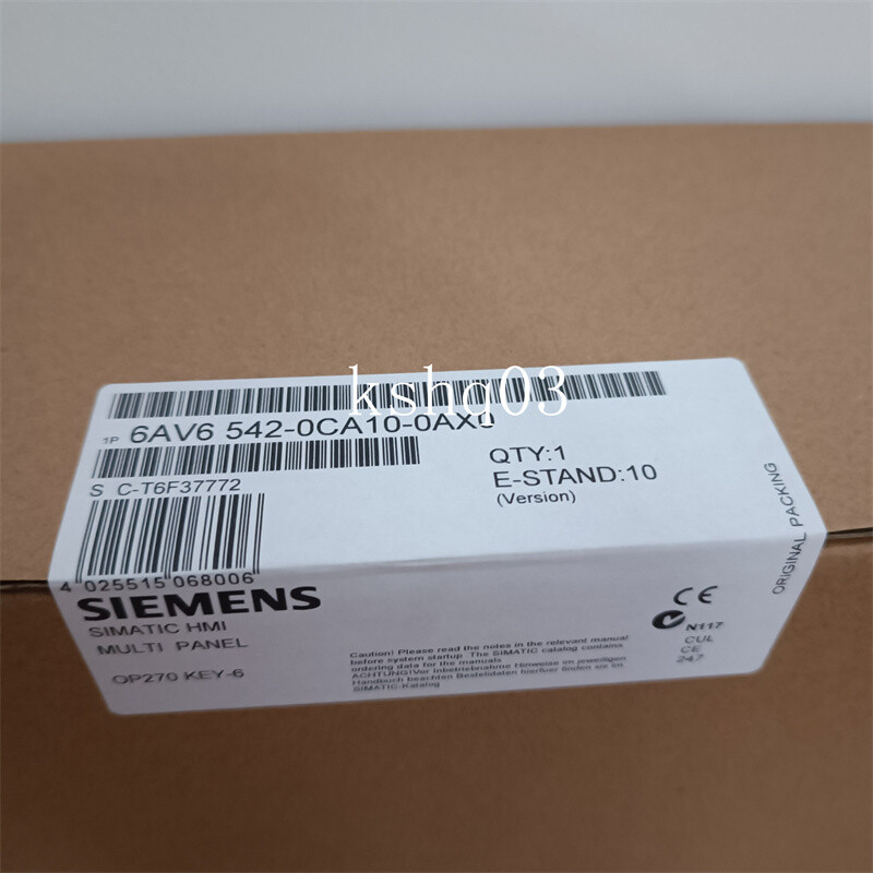 New Siemens OP270 6″ Operator Panel 6AV6542-0CA10-0AX0 HMI 6AV6 542-0CA10-0AX0