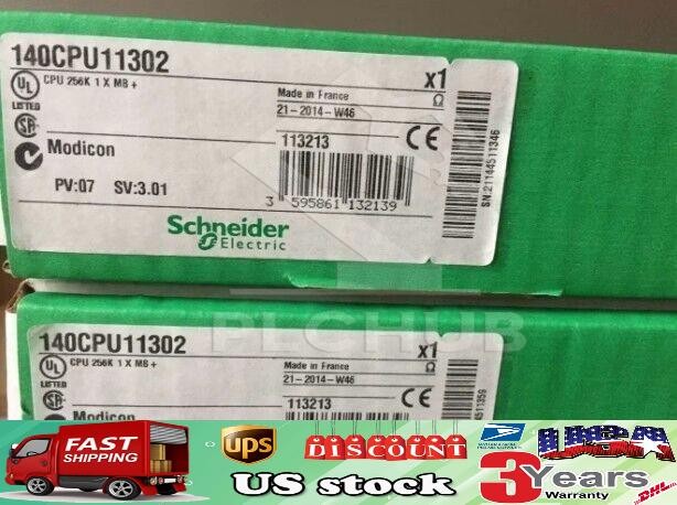 1 PCS Schneider 140CPU11302 PLC Controller CPU Module 140CPU11302 New In Box