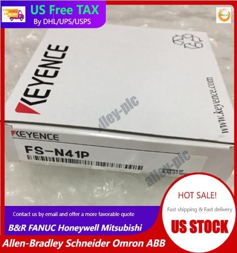 One Keyence FS-N41P Fiber Amplifier Sensor New In Box US Free TAX US Free TAX