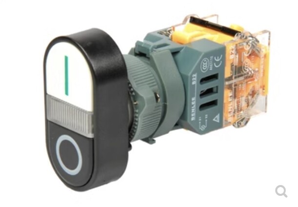 1PC NEW FIT FOR Double position illuminated button B22-YW15-511-224