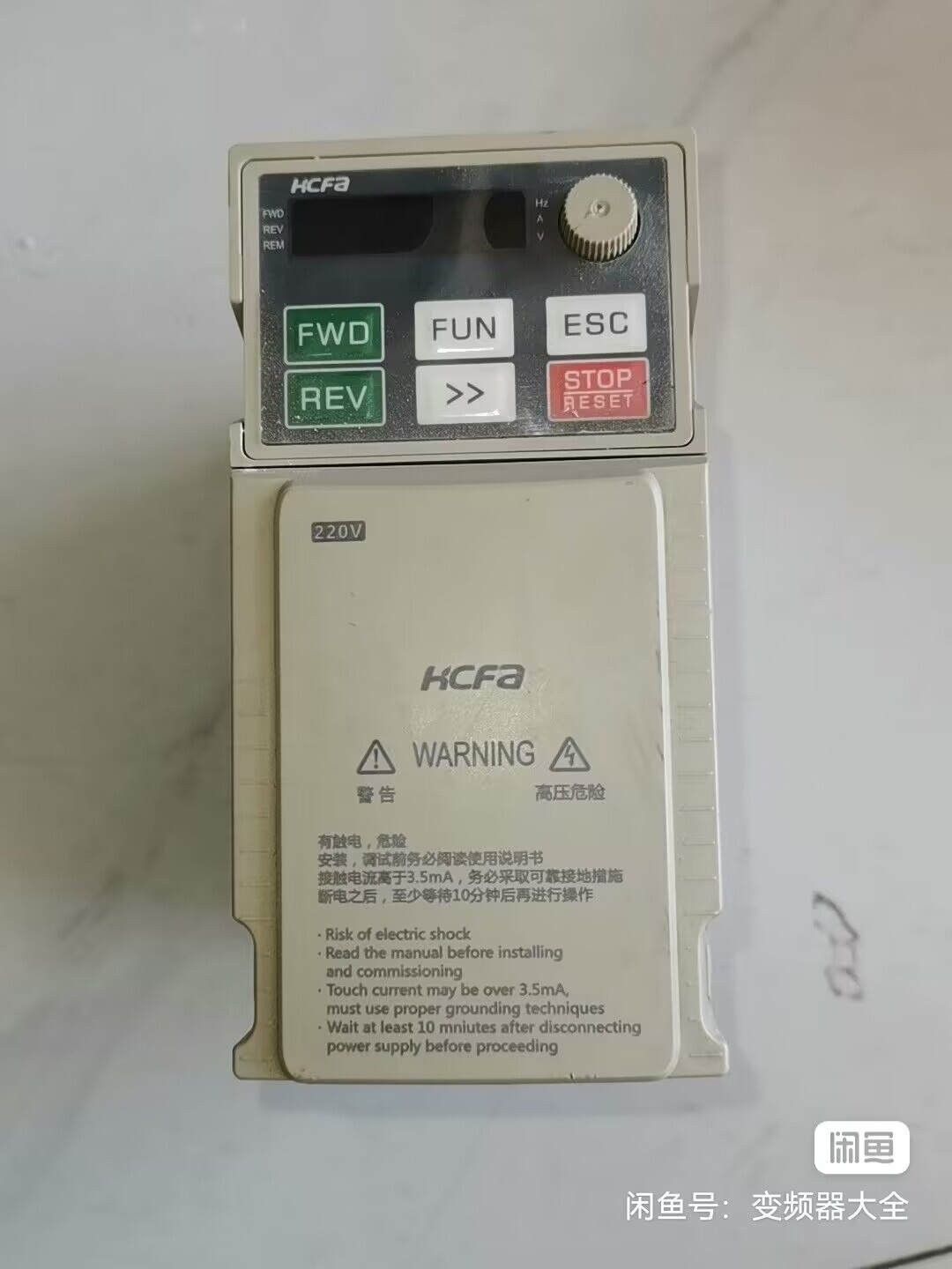 1 PC USED E220-0.75G3BE-00 0.7KW 220V Inverter TESTED