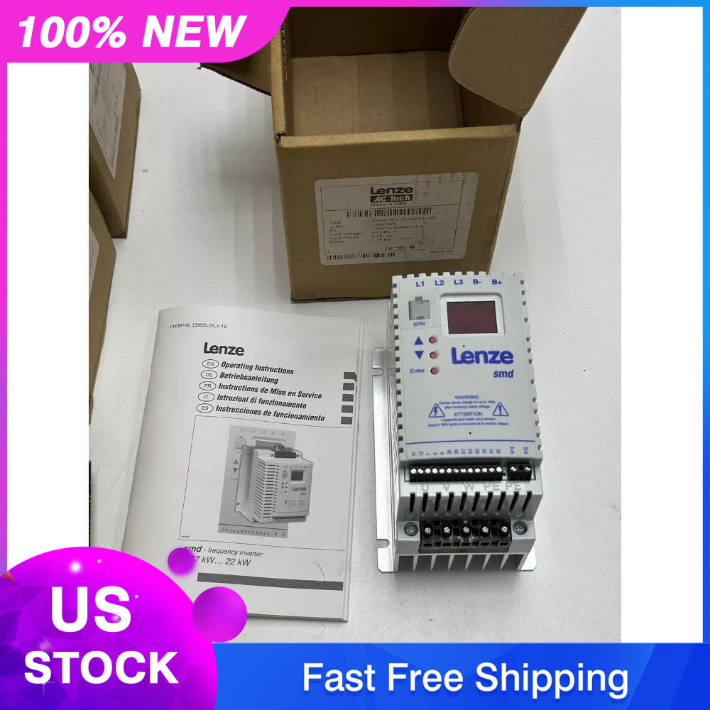1PC NEW frequency converter ESMD751L4TXA 380V 0.75KW LENZE