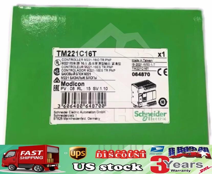 1PC Schneider TM221C16T PLC Module TM221C16T New In Box Free Fast Shipping