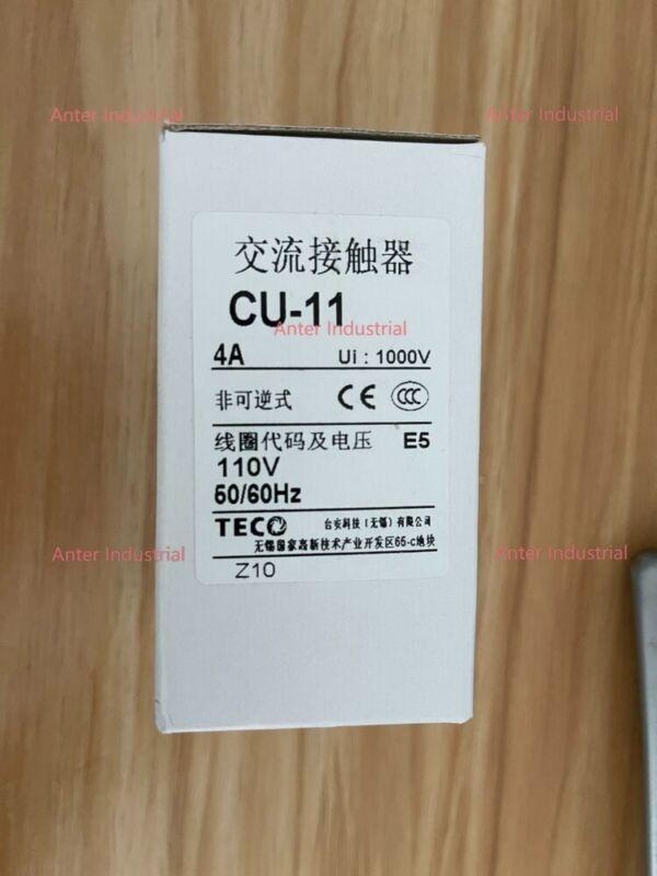 New TECO CU-11 110V AC contactor free shipping #AT