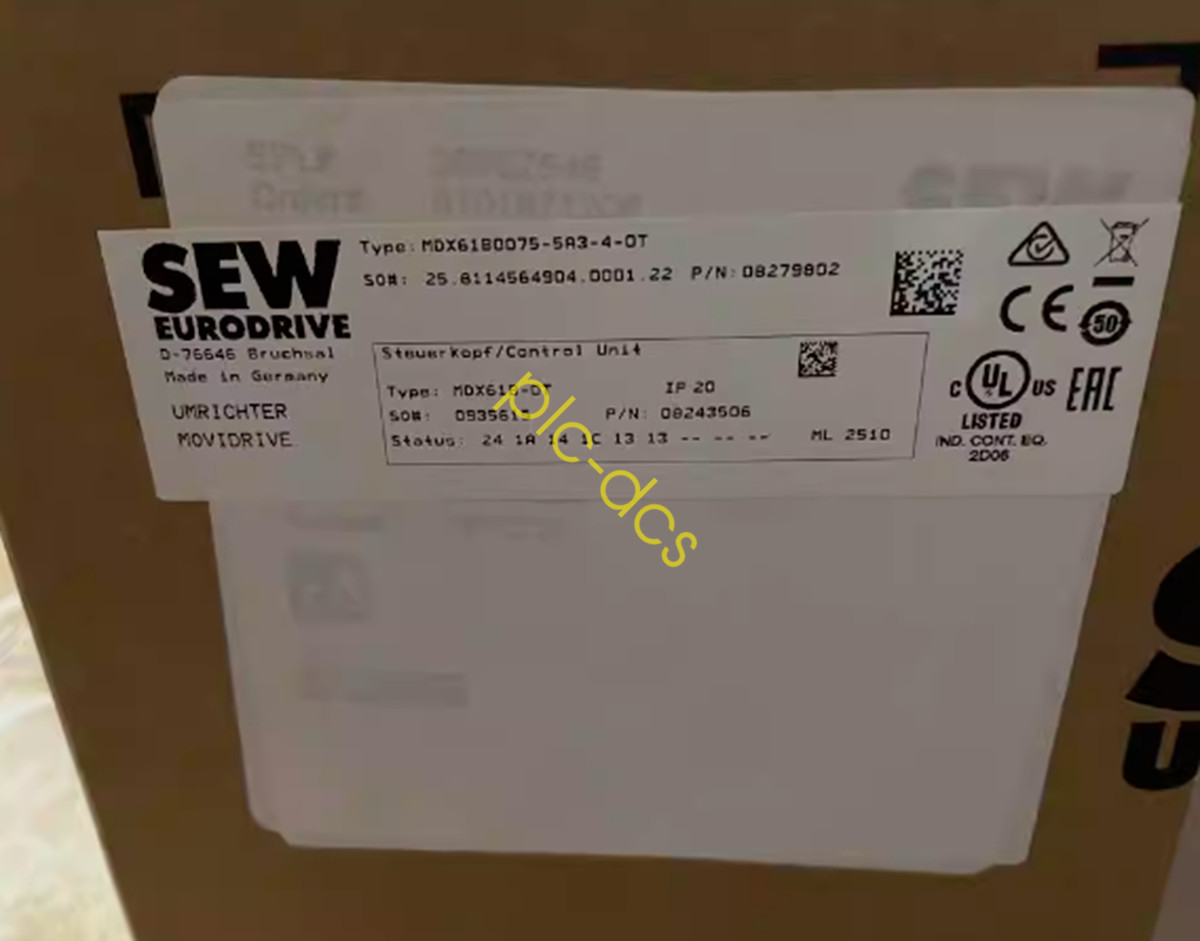1 pc New SEW MDX61B0075-5A3-4-0T Brand new Fedex or DHL