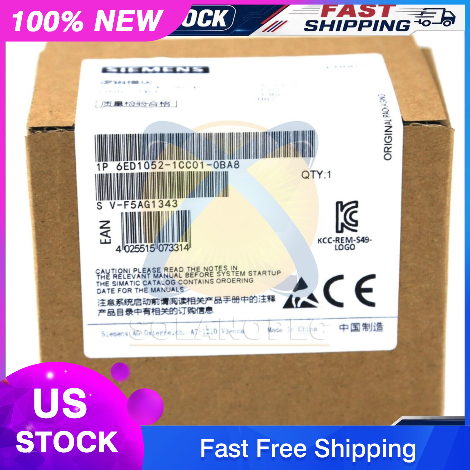 New Siemens 6ED1 052-1CC01-0BA8 6ED1052-1CC01-0BA8 LOGO 24CE logic US FREE TAX