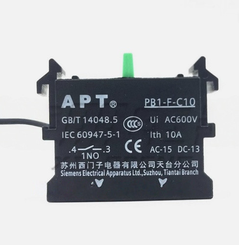 1PC Brand New Siemens APT PB1-F-C10 Button PB1S Auxiliary Contact Fast shipment