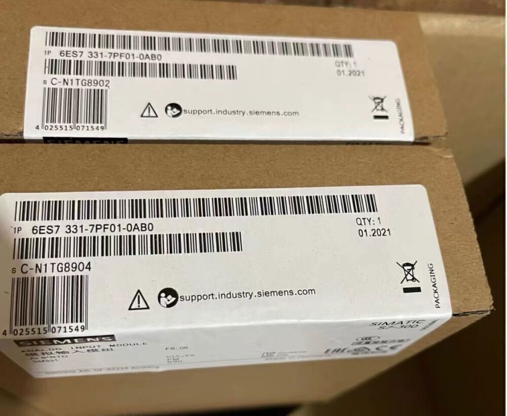 6ES7 331-7PF01-0AB0 NEW SIEMENS 6ES7331-7PF01-0AB0 S7-300 Analog Input Module