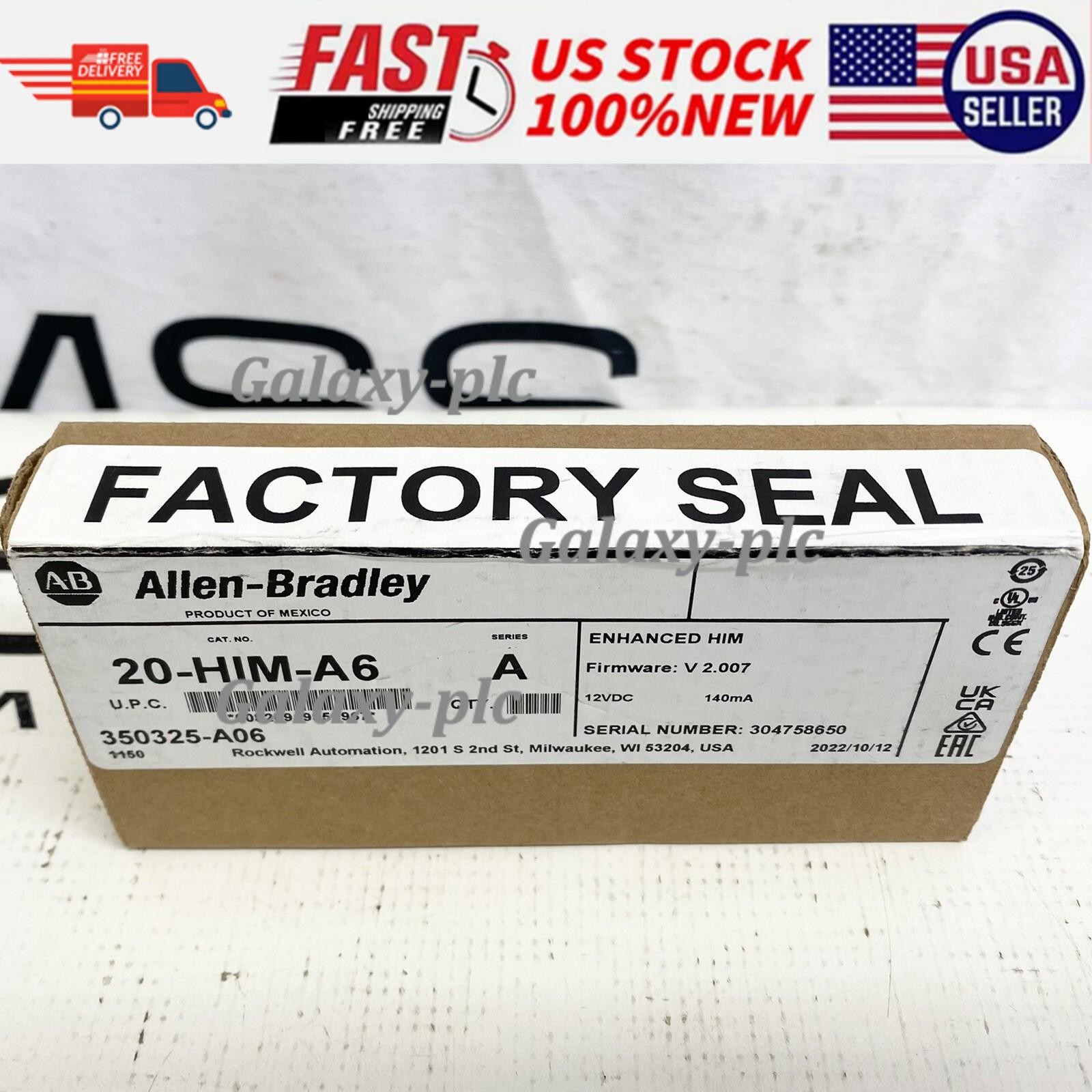 Allen Bradley 20-HIM-A6 PowerFlex HIM FW V 2.007 USA US Free Tax