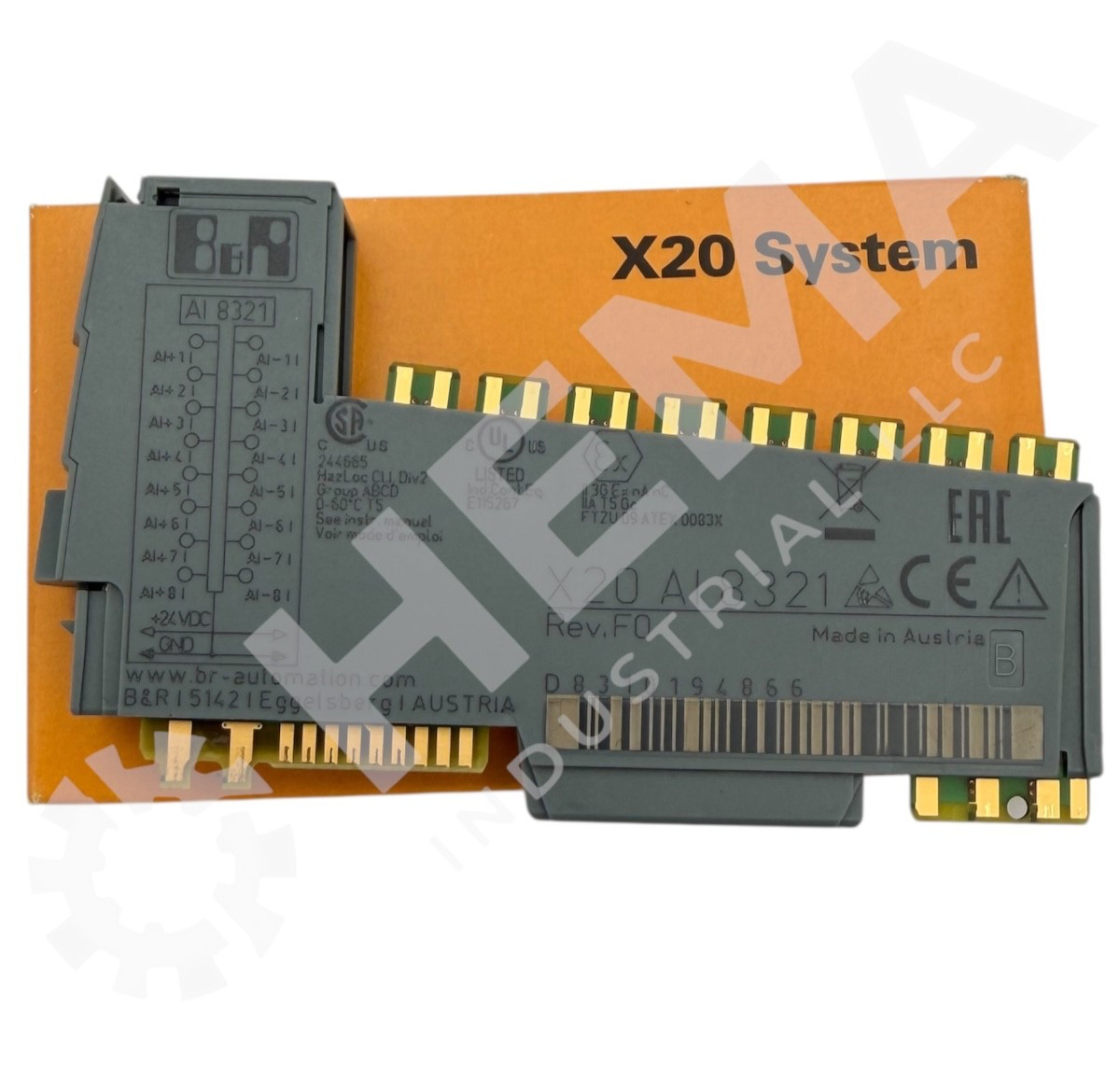 B&R X20AI8321 Analog Input Module X20 System PLC I/O – New -Free Shipping