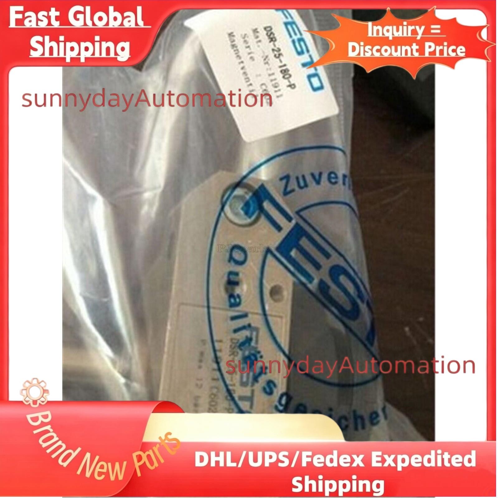 New Festo 11911 DSR-25-180-P Semi-rotary drive