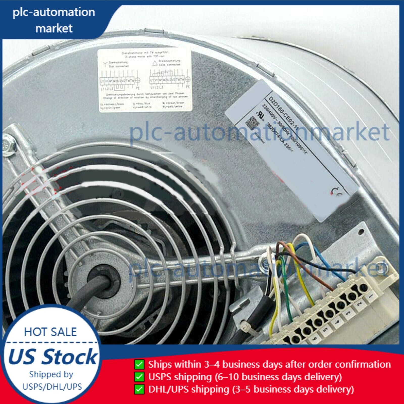 1pc New Siemens Inverter Fan D2D160-CE02-11 230/400V 700W Fast Shipping