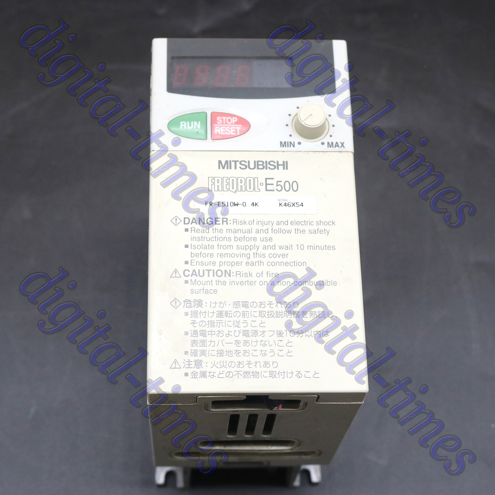 Used MITSUBISHI E500 FR-E510W-0.4K Inverter Tested Free shipping#LJ